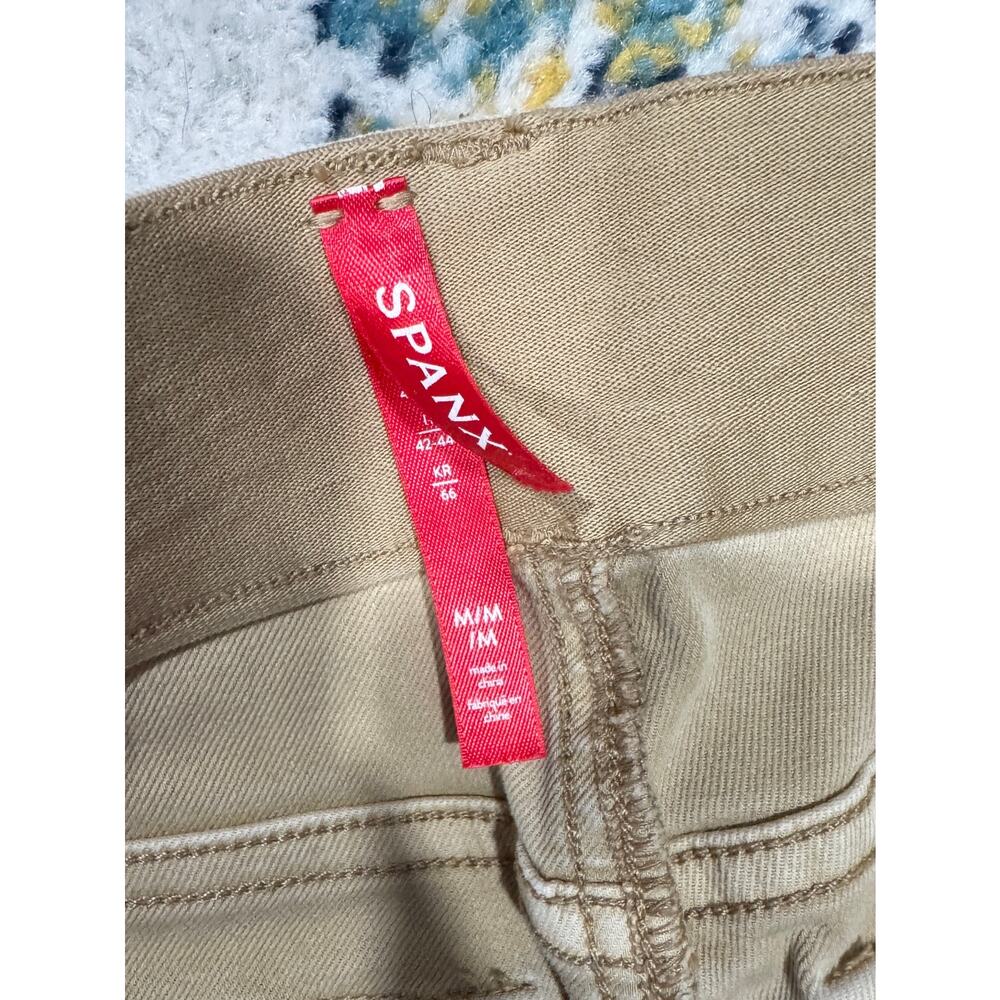 SPANX Stretch Twill High Rise Cropped Wide Leg Pants Shapewear Size M - Picture 4 of 5